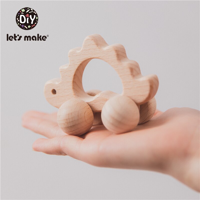 Wooden Toy Car Shape Organic Beech for Babies Teether Kids Brain Game Toys Handmade Crafts Christmas Cognitive Infants Toys