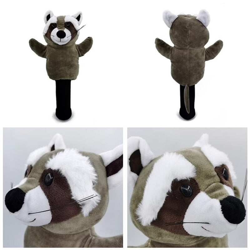 All Kinds of Animals Golf Head Covers Fit Up to Fairway Woods Men Lady Golf Club Cover Mascot Novelty Cute