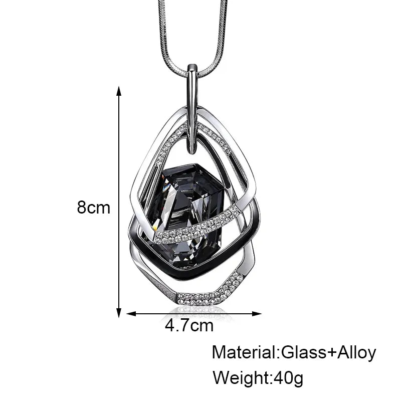 Long Necklaces & Pendants for Women Maxi Collier Femme Geometric Chain Fashion Necklace Statement Colar Accessories Jewelry 2022