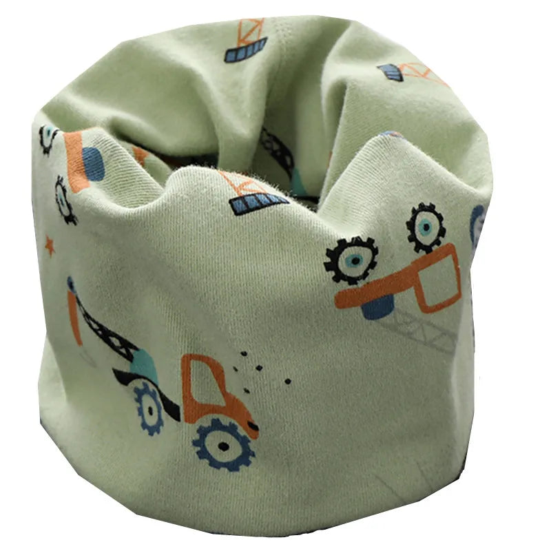 New Autumn Winter Girls Cotton Scarf Kids Scarf Bibs LIC Boys Girls Scarves Lovely Kids Collar Children Bufandas O Ring Scarf