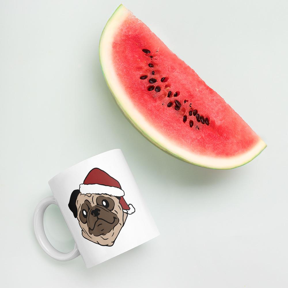 Vinny the Pug Christmas Mug #4