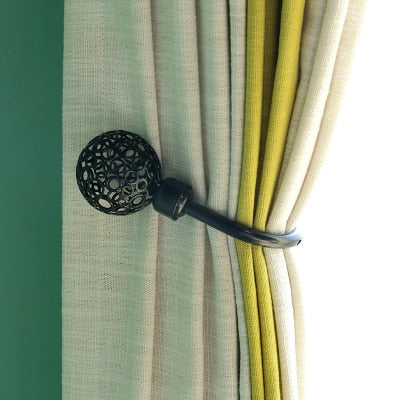 2pcs/Set Curtain Tieback Holder Hooks Tie Backs Bedroom Living Room Curtain Decoration Accessories Holdback Metal Curtain Hook