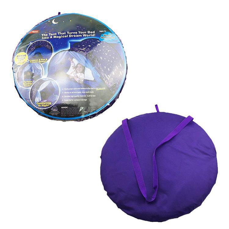 Kids Bed Tent Children Dream Bed Tents With Storage Pocket Girl Bed Tent Kids Room Decor Kid Toys