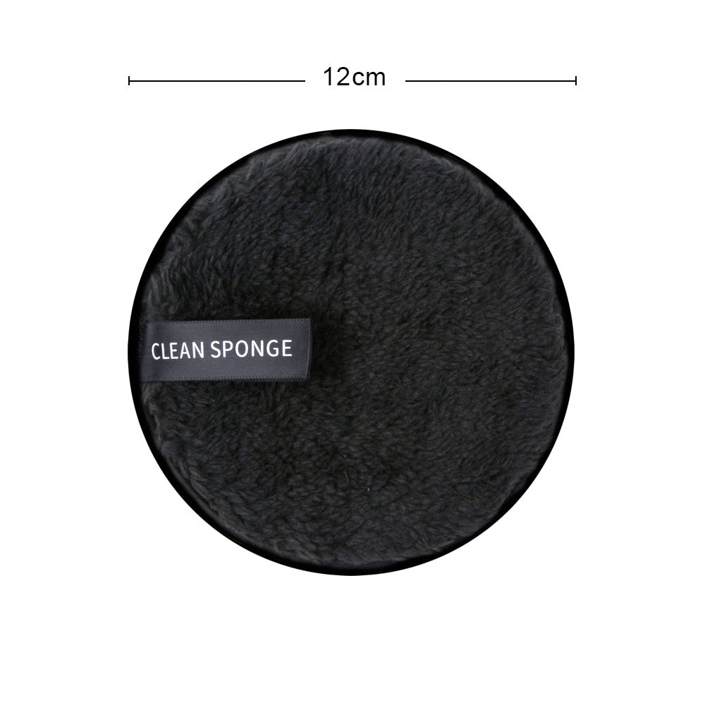 Makeup Remover Puff Reusable Make-Up Pads Washable Cleansing Cotton Microfiber Cloth Pad Skin Care Nail Art Cleaning Wipe Tools