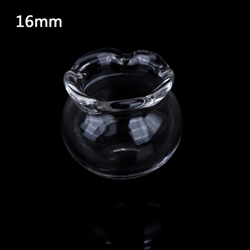 1PCS 1:12 Pet a Glass Bowl for Fish Tank Pole Nets Dollhouse Miniature 1/12 Doll House Decor Accessories