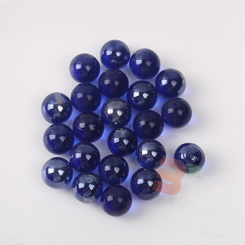 16mm Glass Marbles Balls Charms Clear Pinball Machine Home Decor for Fish Tank Vase Aquarium Toys for Kids Children 10PCS