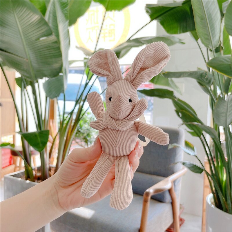 NEW Rabbit Plush , Animal Stuffed Dress Rabbit Key Chain TOY, Kid's Party Plush TOY , Bouquet Plush Dolls