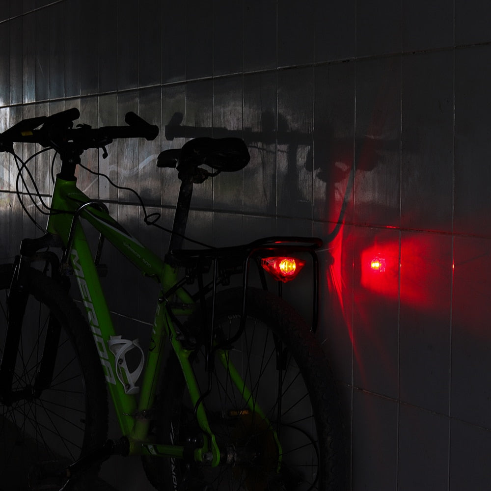 WEXPLORE Ebike Brake Rear Light Electric Bicycle Tail Light Input DC6V 12V 24V 36V 48V 60V 72V LED Ebike Rack Light E Bike Lamp