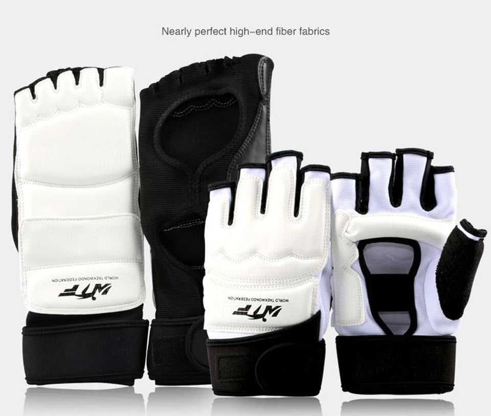 Full Set of Kung Fu Sport Taekwondo Gloves Foot Ankle Protector Support Wushu