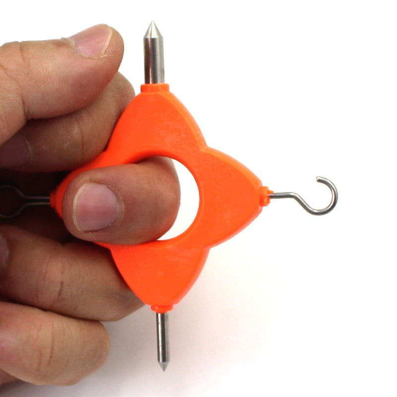 Carp Fishing Tools 4 in 1 Multi Puller Tool for Making and Knotting Knotless Knot Carp Rig Knot Puller Carp Fishing Handy Tackle