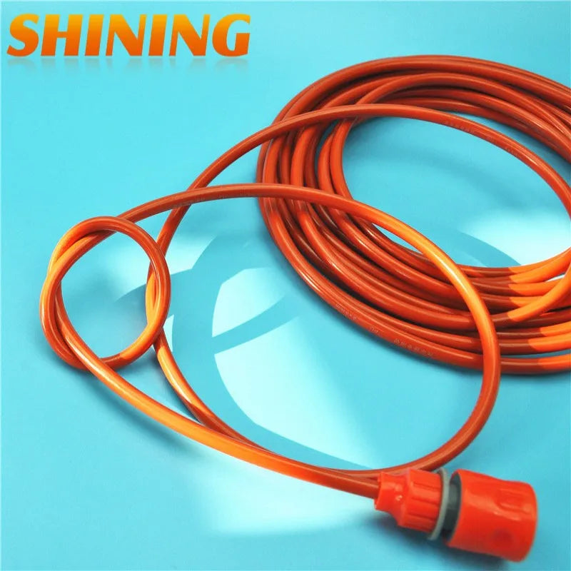 25 Feet 8m Orange PU Car Washing Garden Watering Hose Pipe With Quick Connector High Pressure Car Washer Pipeline Conduit 5*8mm