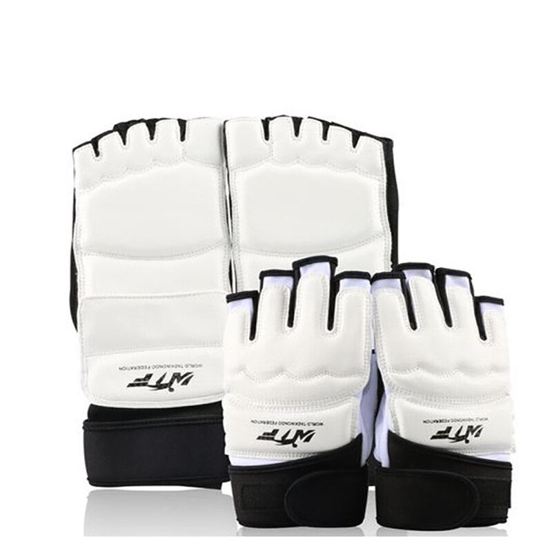 Taekwondo Protective Gear Ankle Foot Protector Palm Guard Boxing Gloves Karate Fighting Child Shin Guard Set WTF Guard Karate