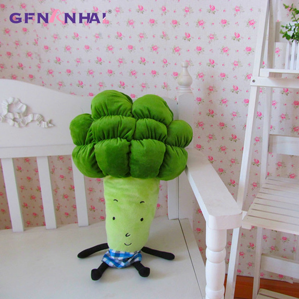 1pc 55/70cm Cartoon Vegetables Plush Toy Creative Carrot Broccoli Plush Pillow Stuffed Soft Toys for Children Kids Birthday