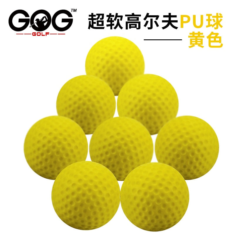 New Brand 50 Pcs/Bag Red Indoor Outdoor Training Practice Golf Sports Elastic PU Foam Balls