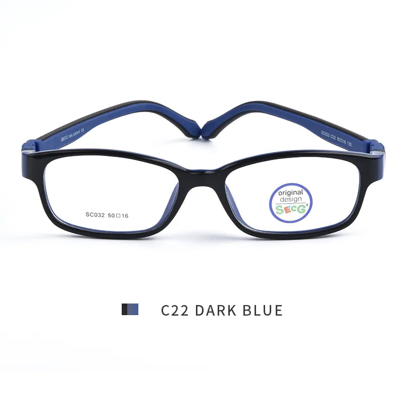 SECG Ultralight Flexible Soft Kids Frame Children Optical Spectacle Frame Glasses for Sight Eyeglass Lunettes De Vue Enfant