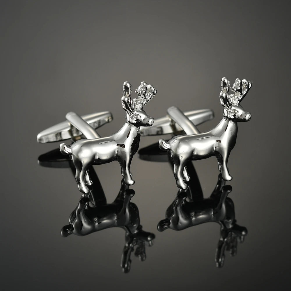 French Shirt Cufflink for Mens Brand Designer Cuffs Button Male Silver High Quality Luxury Wedding Jewelry Father's Day