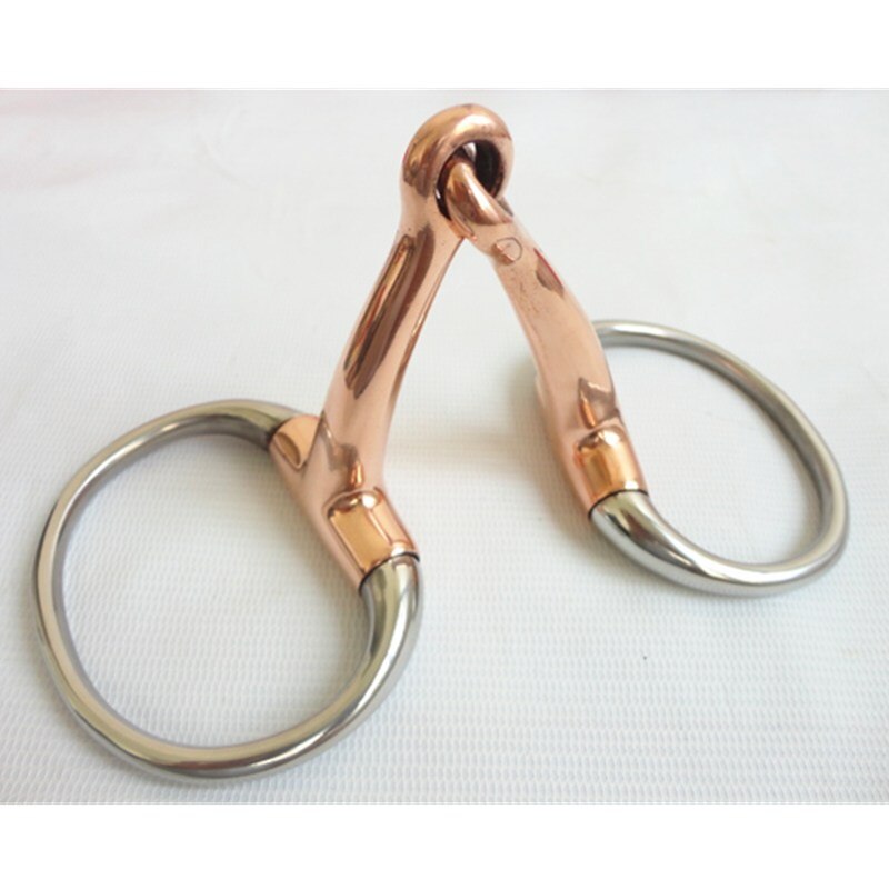 Stainless Steel Eggbutt Bit Horse Product Copper Jointed Mouth