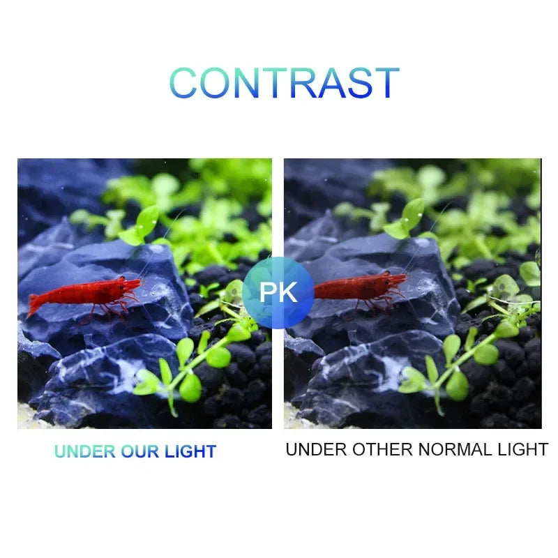 Super Slim LED Aquarium Light Lighting Plants Grow Light 5w/10w/15w Aquatic Plant Lighting Waterproof Clip-On Lamp for Fish Tank