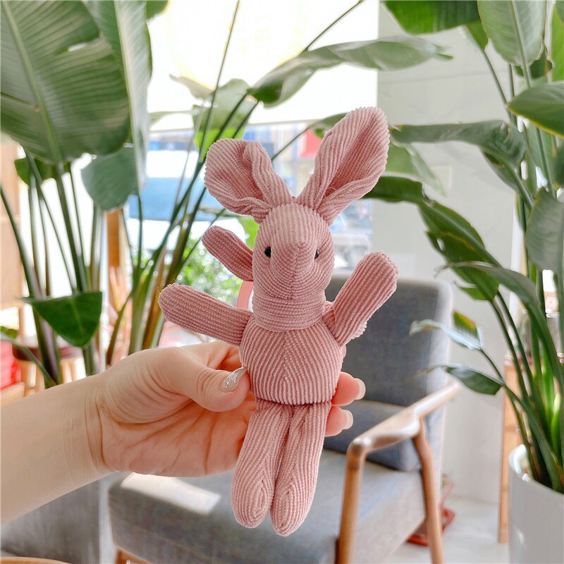 NEW Rabbit Plush , Animal Stuffed Dress Rabbit Key Chain TOY, Kid's Party Plush TOY , Bouquet Plush Dolls