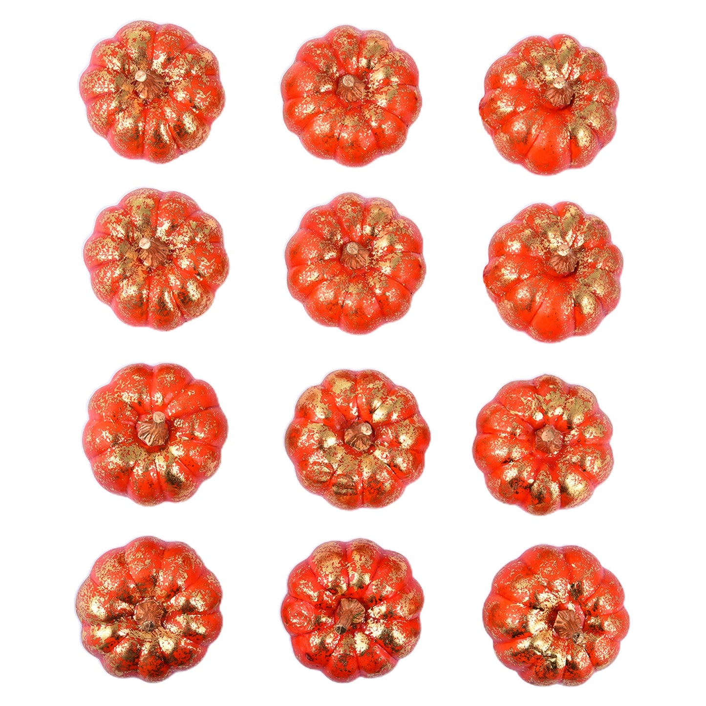 7pcs Artificial Pumpkin Mold White Yellow Halloween Thanksgiving Autumn Harvest Pumpkin Props for Home Halloween Decoration