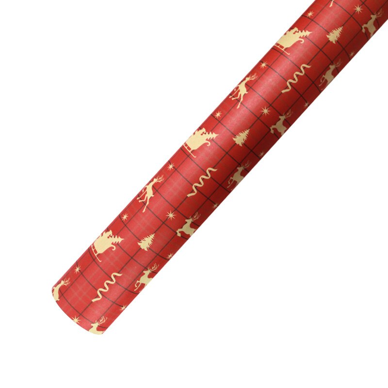 70X50cm Christmas Diy Kraft Wrapping Paper Printing Paper Christmas New Year Decoration Wrapping Paper