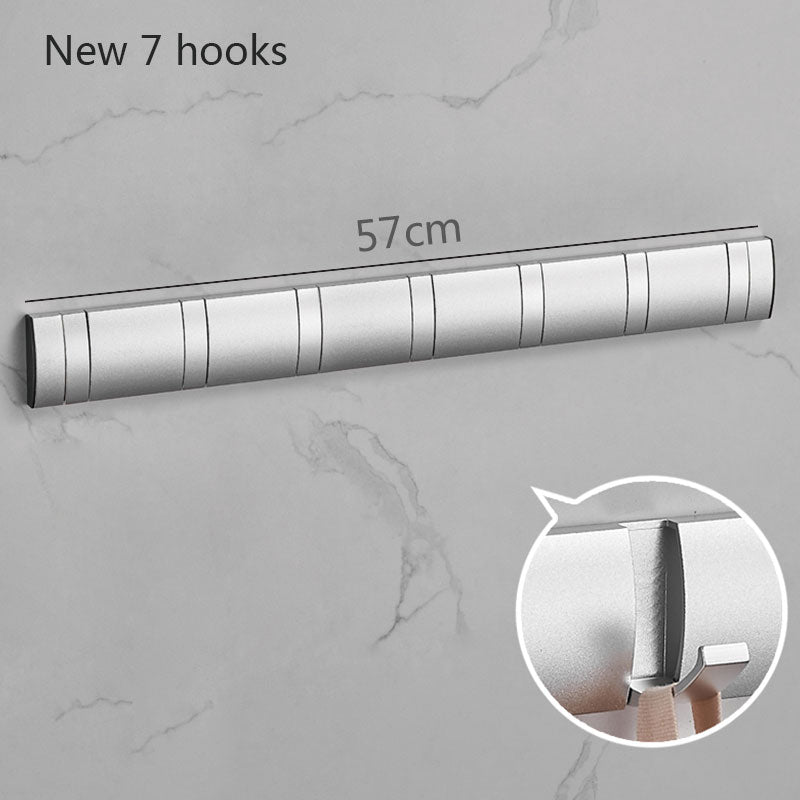 Black Golden Robe Hooks Folding Towel Hanger Nail Installation Wall Hooks C