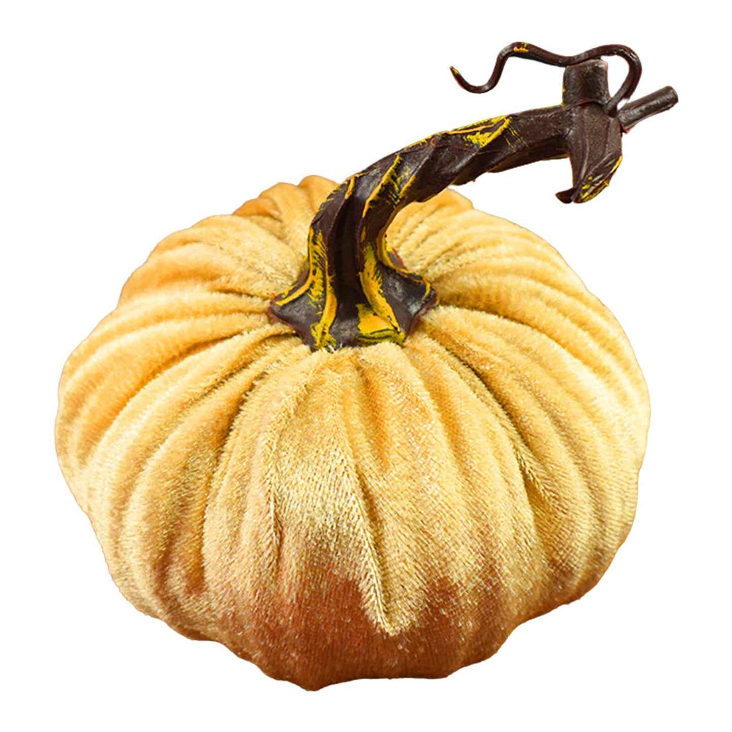 Simulated Vegetables Velvet Pumpkins Exquisite Soft Artificial Pumpkin Thanksgiving Home Decor Halloween Party Decoration
