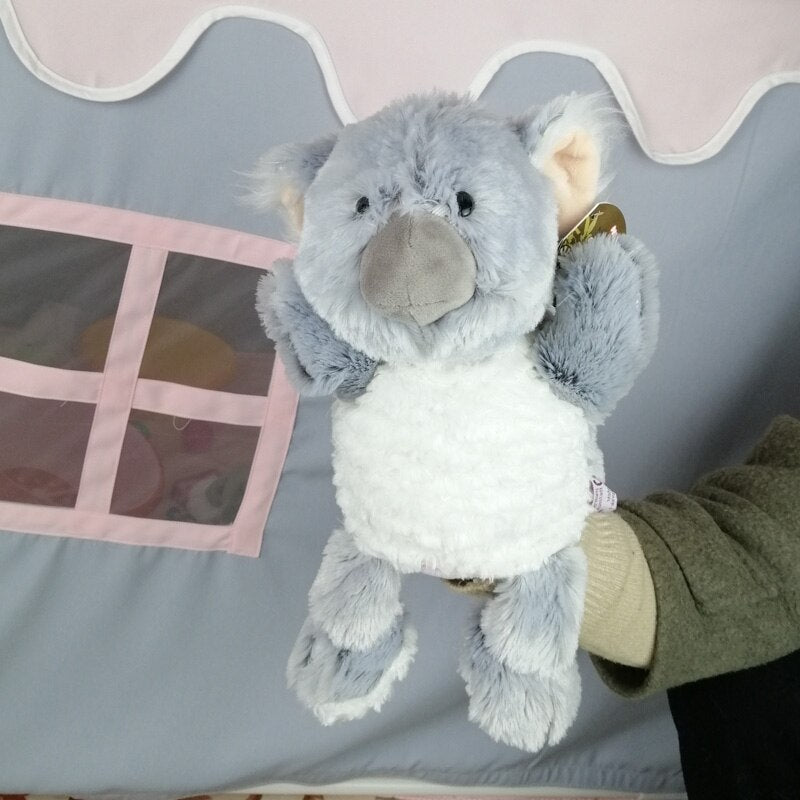 Animal Glove Puppets Adults Hand Living Puppet Dog Theater Doll Toys Plushies Story Talking Muppet Show Muppets Family Toy