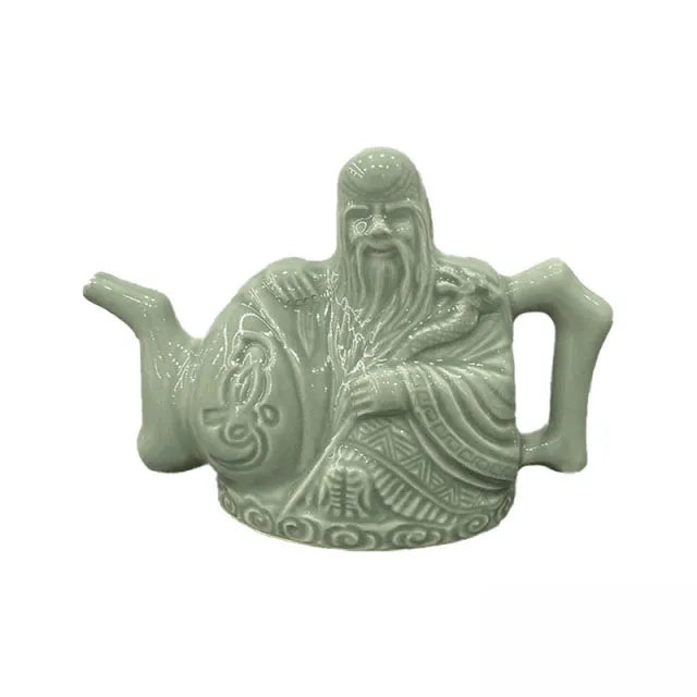 Trick Teapot Ceramics Coffee Tea Drinking Container Assassin Teapot Handmade Win