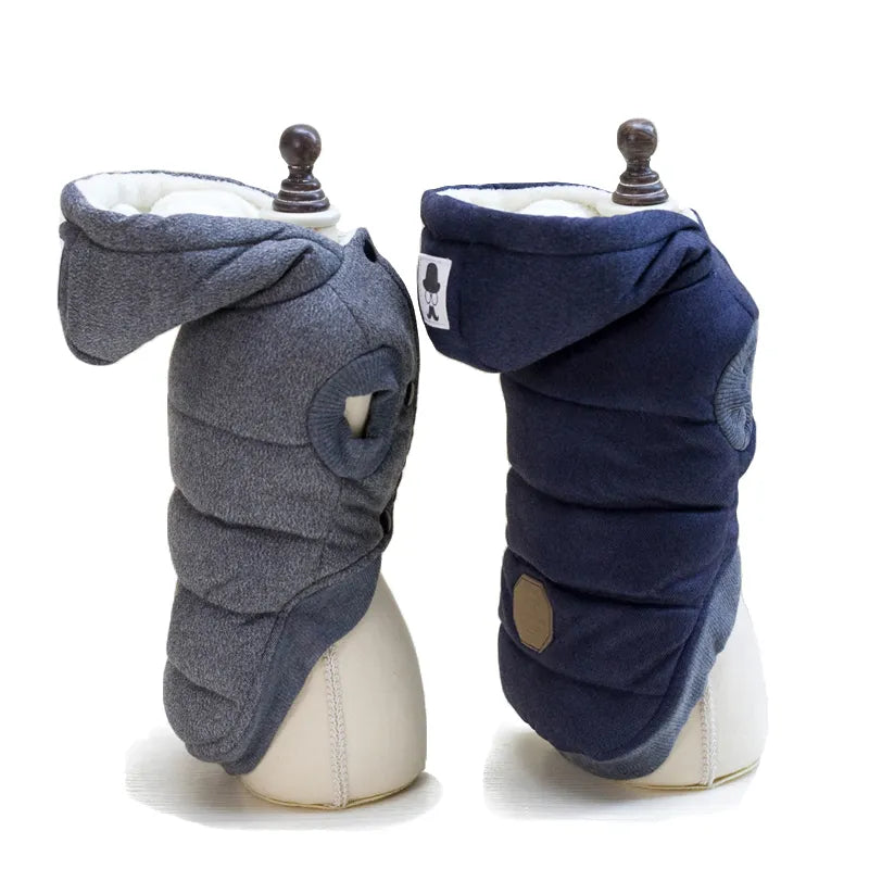 Winter Warm Pet Dog Clothes Hooded Thick Warm Clothes Cotton Cat Puppy Dogs Coat Jackets Chihuahua Yorkie Clothing S-Xxl