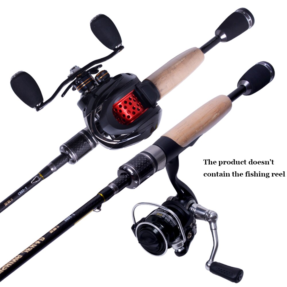 Carbon Telescopic UL Fishing Rod Pole 1.8m 2g-7g Ultralight Portable Travel Spinning Casting Rods With Rod Bag for Trout Pike