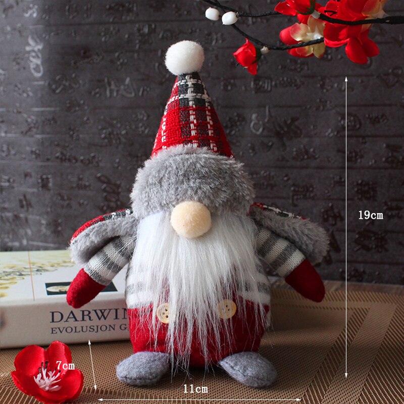 Christmas Gnomes Elf Doll Christmas Home Decoration Christmas Tree Decoration Natal Navidad Plush Toys Happy New Year 2023