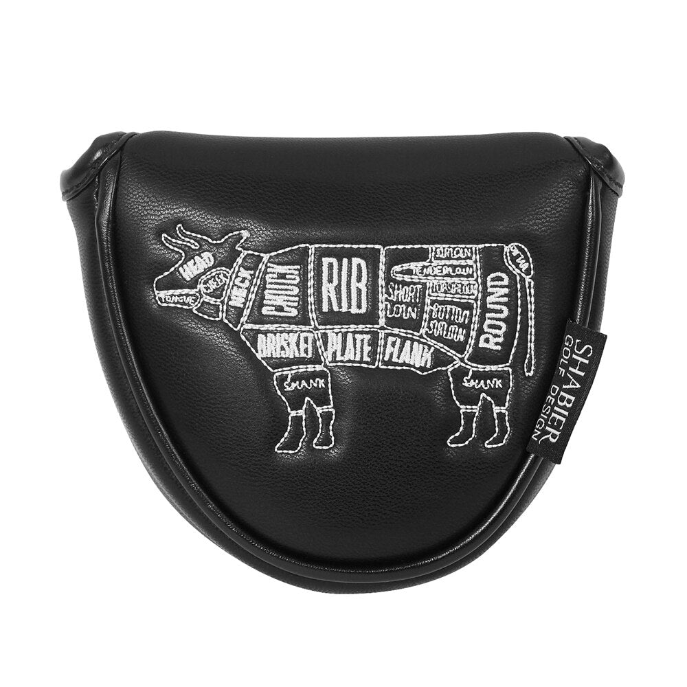 Magnetic Closure Customized Golf Mallet Putter Covers Headcover Synthetic Leather Multi Style Color