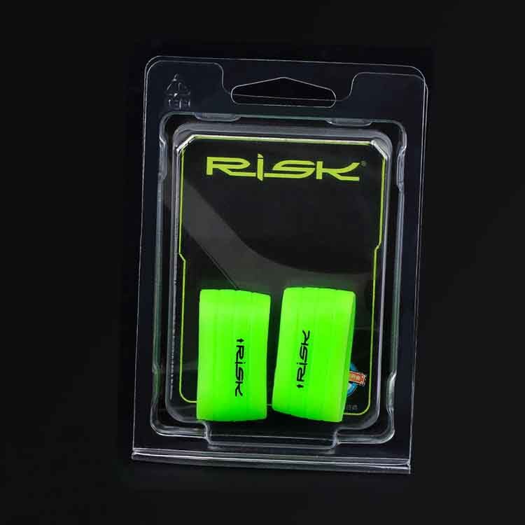 1 Pair Bike Silicone Plug Rubber Anti-Skip Road Bike Plugs for Bar Tape Waterproof Wear Resistant Oudoor Strap Silicone Ring