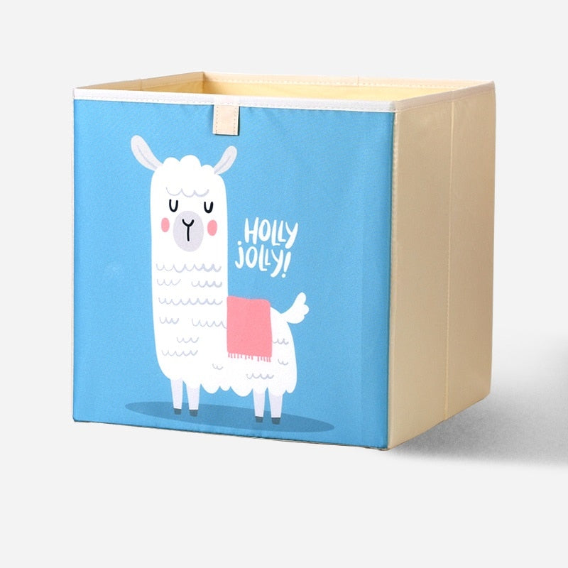 2020 Cartoon Toy Storage Box Folding Storage Bins Wardrobe Drawer Organizer Clothes Storage Basket Kids Toys Organizer