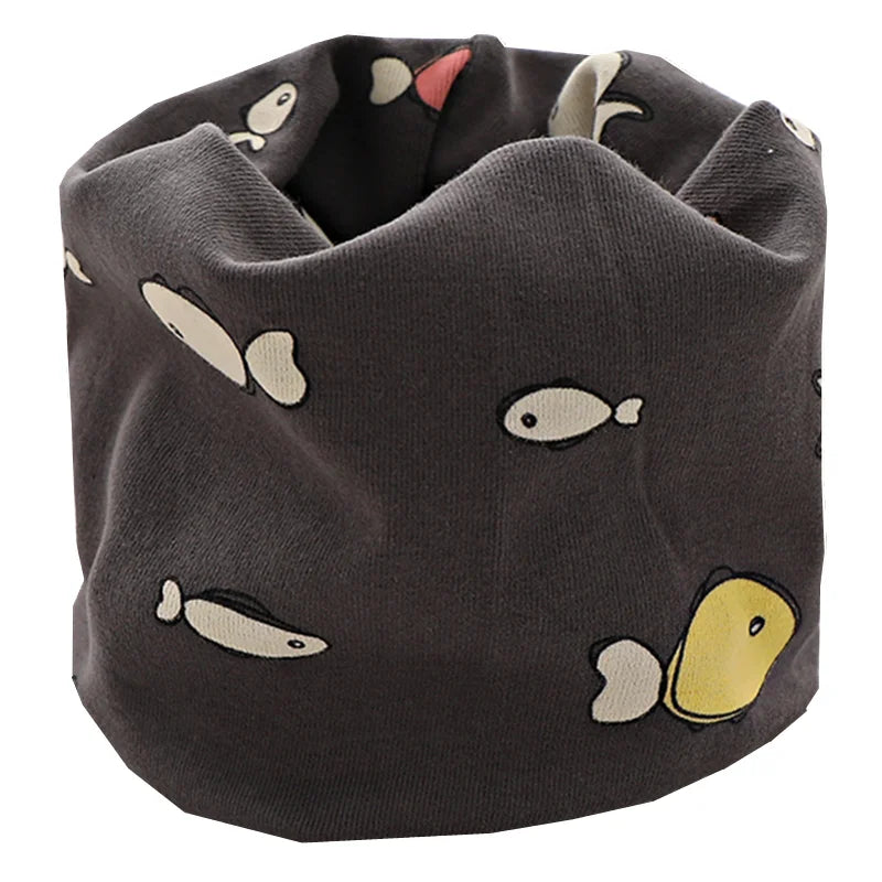 New Autumn Winter Girls Cotton Scarf Kids Scarf Bibs LIC Boys Girls Scarves Lovely Kids Collar Children Bufandas O Ring Scarf