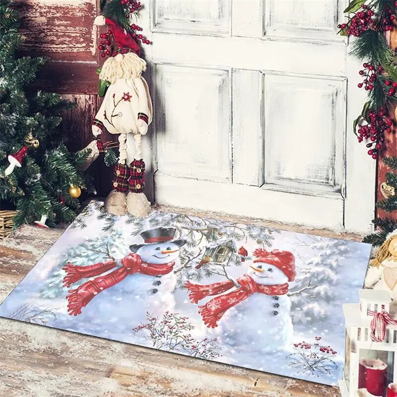 Waterproof Christmas Dining Tablecloth / Xmas Dining Chair Covers Christma