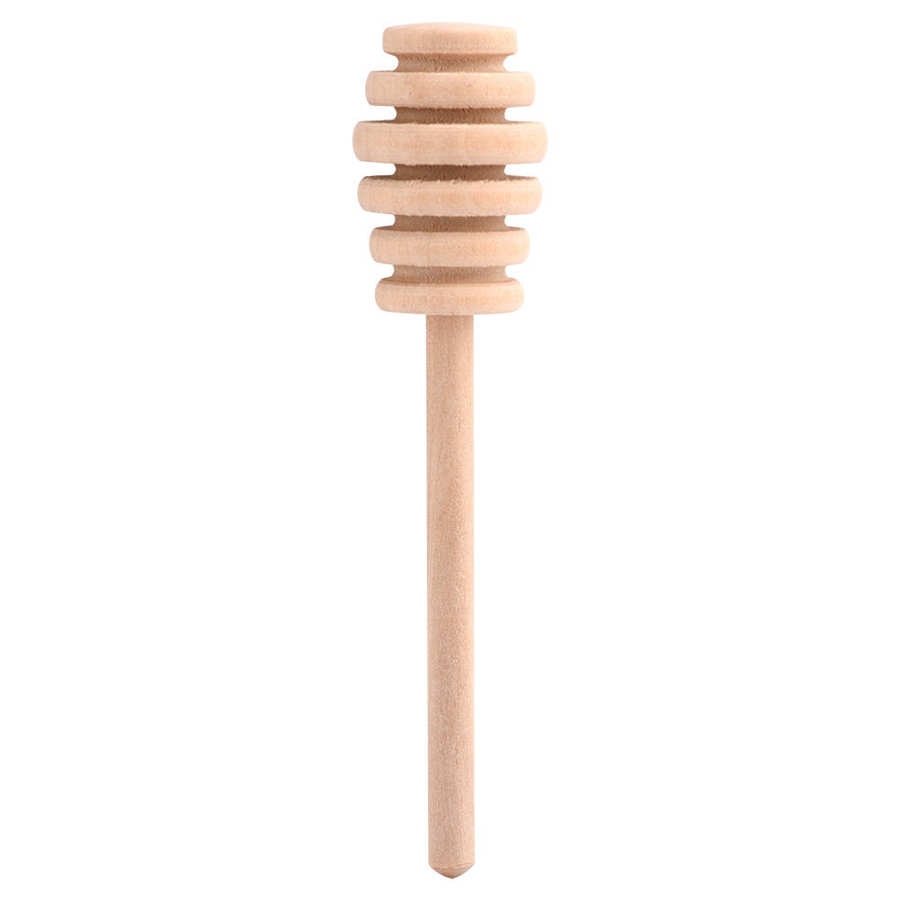 50Pcs Long Handle Wood Honey Spoon Mixing Sticks Dipper Honey Extractor for Honey Jar Coffee Milk Tea Supplies Kitchen Tools