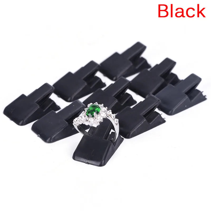 10pcs/Lot Ring Show Plastic Frosted Jewelry Displays Holder for Ring, Decoration Stand