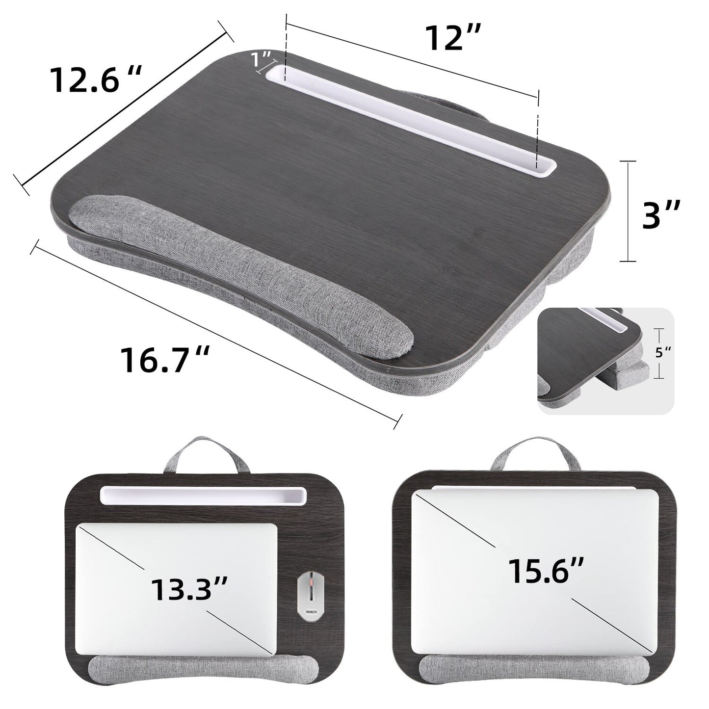 MUMUCC Lap Desk Multifunctional Pillow Soft Base Laptop Desk Office Furniture Sofa Stand Lazy Bed Desk Gaming Desk Laptop Stand