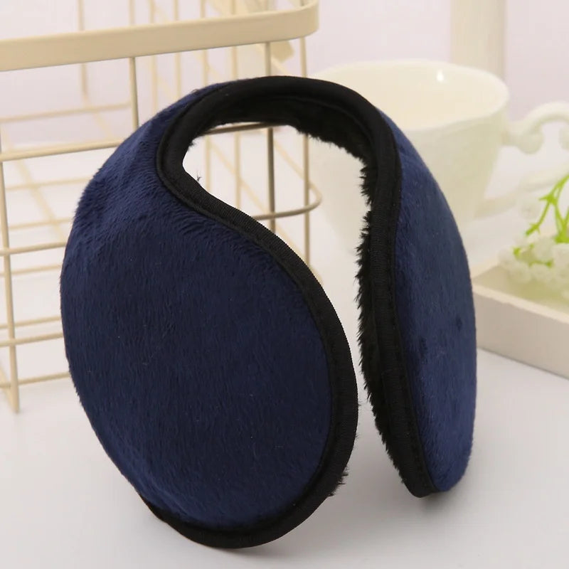Cotton Earmuffs Soft Thicken HeadBand Plush Ear Cover Muff Protector Earflap for Men Women Girls Ear Winter Warmer