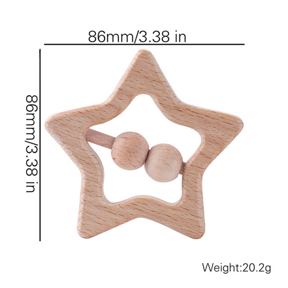 Wooden Toy Car Shape Organic Beech for Babies Teether Kids Brain Game Toys Handmade Crafts Christmas Cognitive Infants Toys