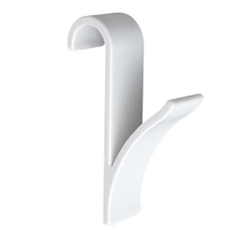 Kitchen Bathroom Hanger Clips Storage Racks White Clear Hanger Heated Towel Radi