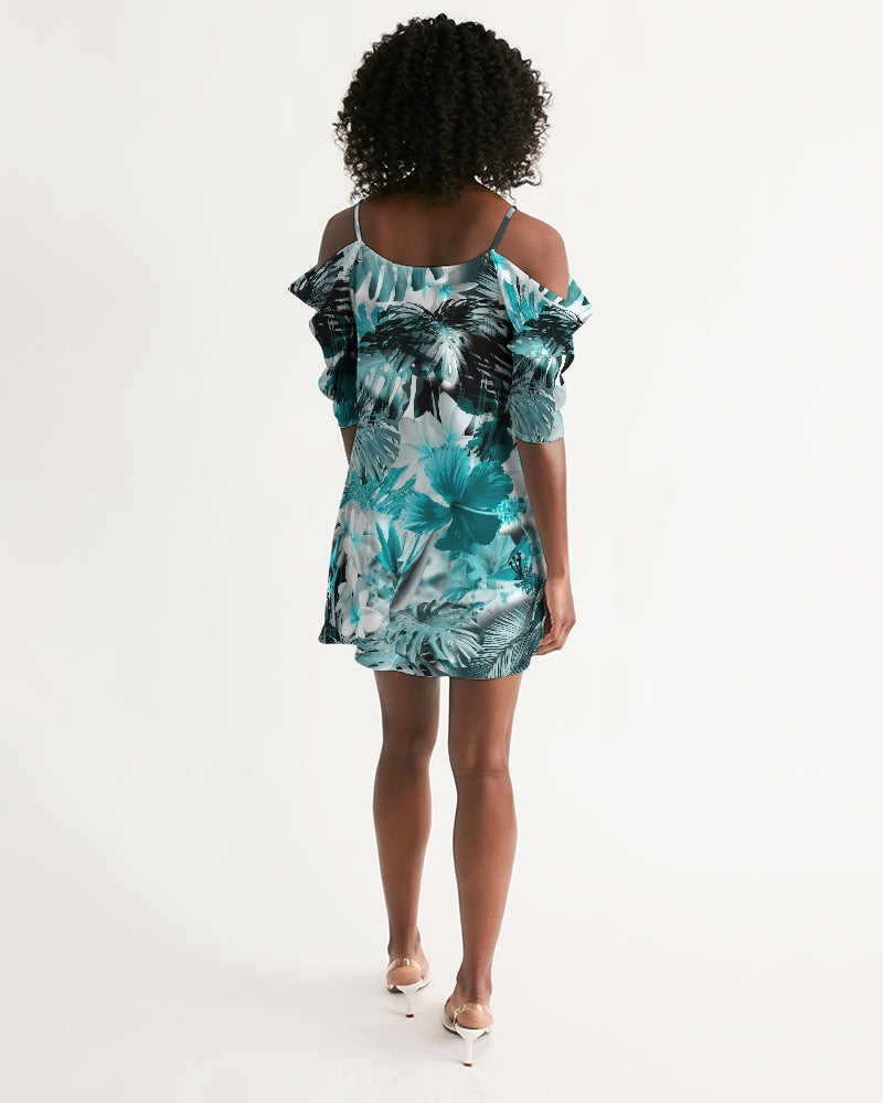 Women's My Sundays Casual Open Shoulder A-Line Dress