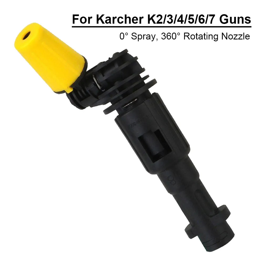Pressure Washer Gun Adapter for Karcher K Series to 1/4'' Inch Quick Connect Fitting With Power Washer Spray Nozzle Tips