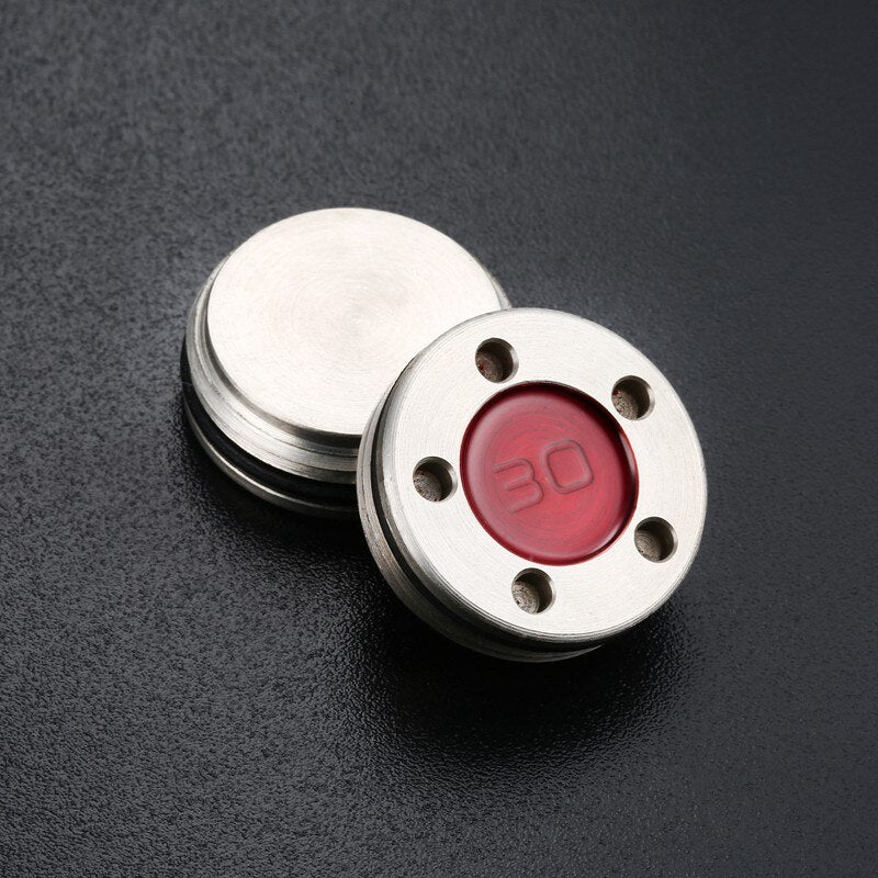 New Custom Red Sliver Number Weights for Scotty Putters a Pair of X 10g 15g 20g 25g 30g 35g 40g