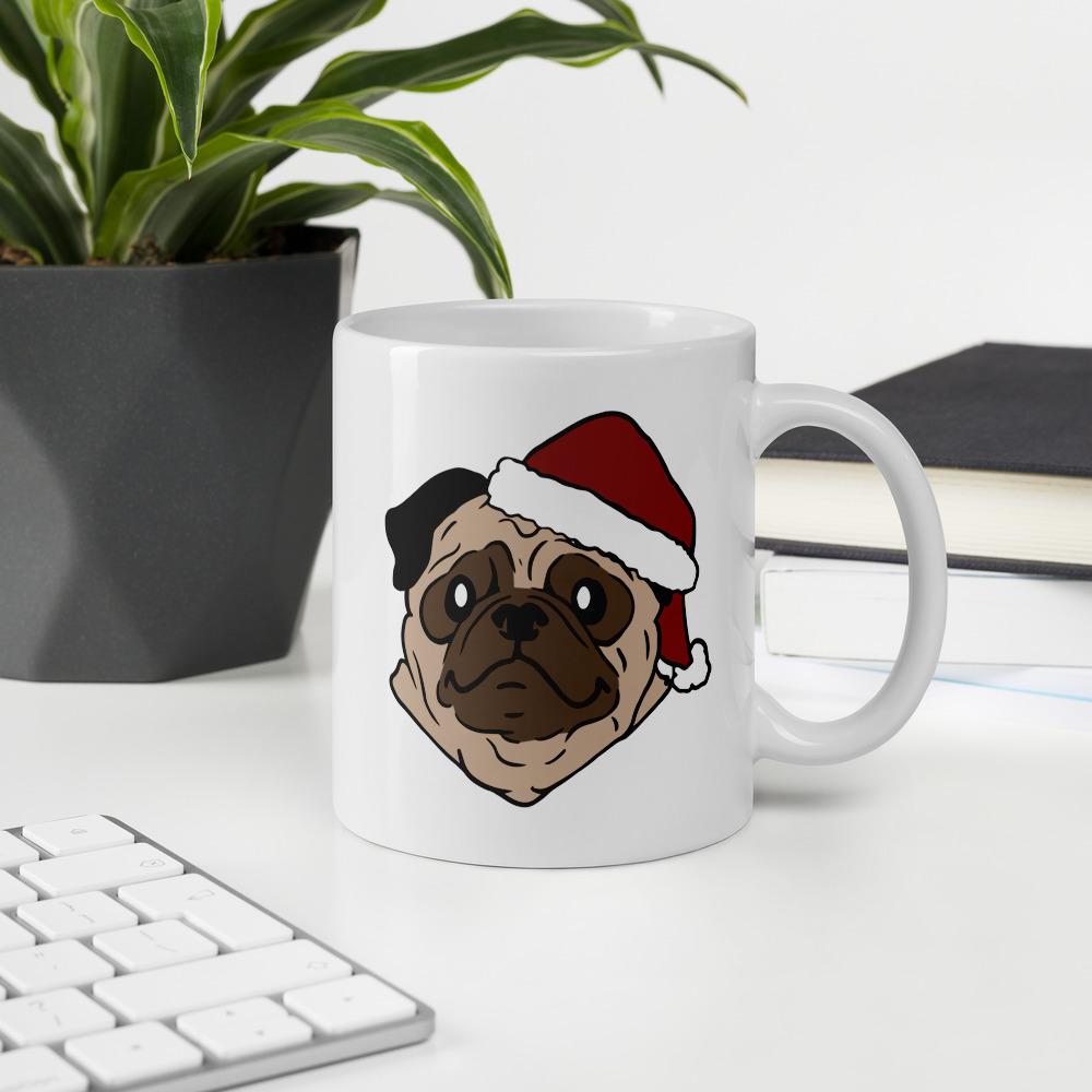 Vinny the Pug Christmas Mug #4