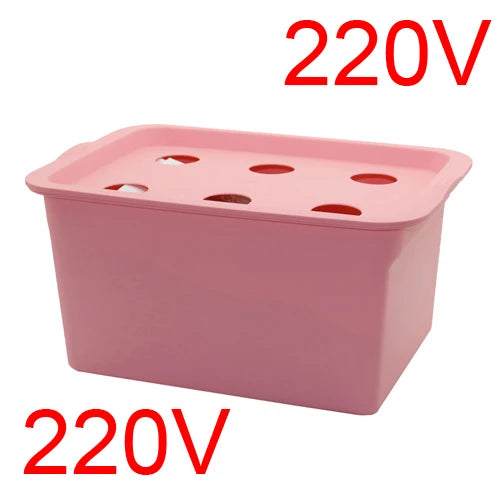 220v/110v Plants Site Hydroponic Systems 6 Holes Nursery Pots Soilless Vegetables Cultivation Seedling Growing Box With Air Pump