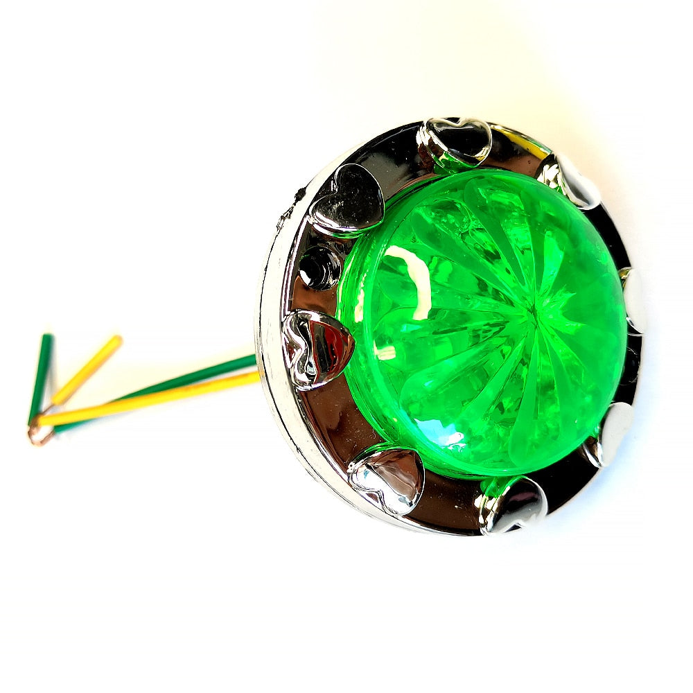 10pcs Kiddie Rides Game Car Parts Chrome Edge 12V LED Lamp RGB Lights Amusement Park Arcade Swing Machine DIY Decoration