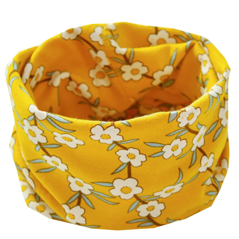 New Autumn Winter Girls Cotton Scarf Kids Scarf Bibs LIC Boys Girls Scarves Lovely Kids Collar Children Bufandas O Ring Scarf